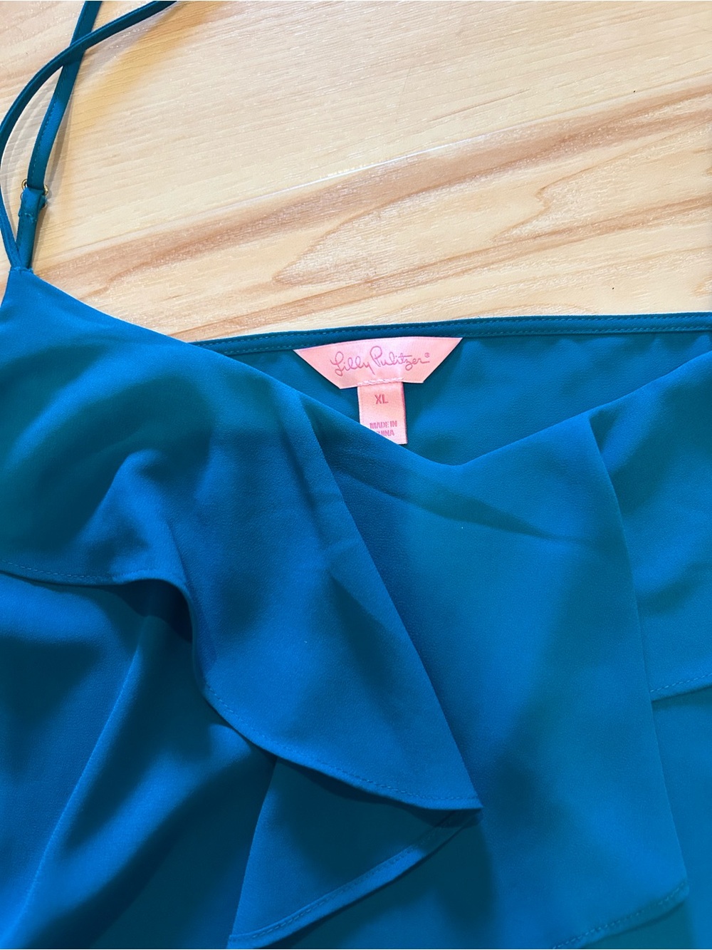 EUC Lilly Pulitzer ruffle tank top - Picture 3 of 5